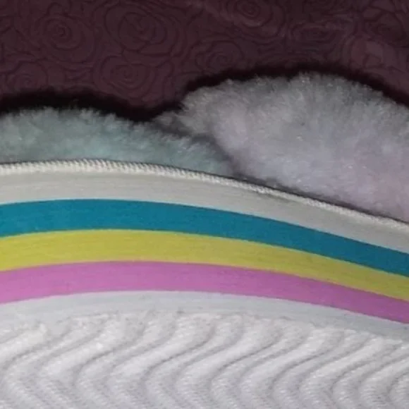 SOLD-pastel Rainbow Platform Sandals - Picture 6 of 7